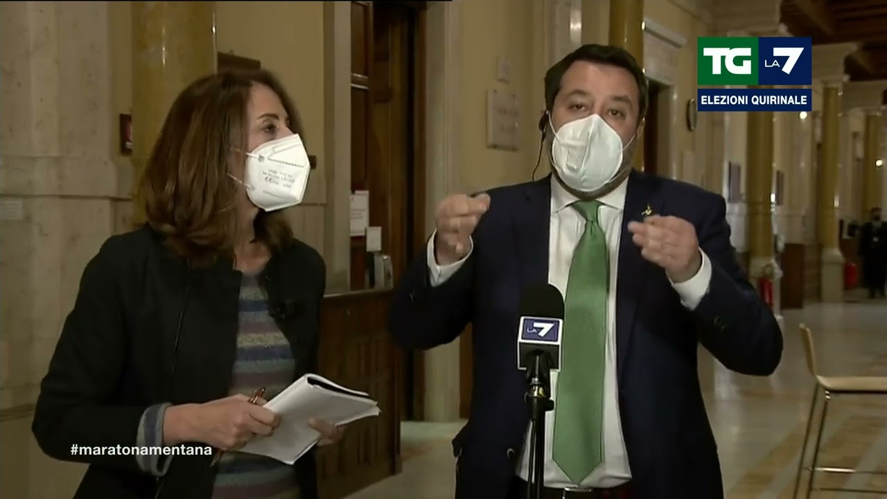 Quirinale, Matteo Salvini sul fallimento dell'operazione Belloni: 