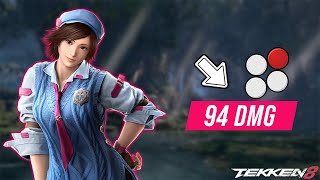 TEKKEN 8 | Asuka's 94 Damage Combo from DF2 (NO RAGE, NO WALL)