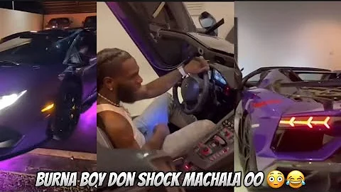 Burna Boy Challenge Wizkid as he Splash 350 MILLION on a Lamborghini just like wizkid did 😳😱