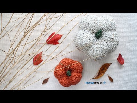 How to Crochet a Pumpkin - Harvest Crochet Pumpkins by Yarnspirations