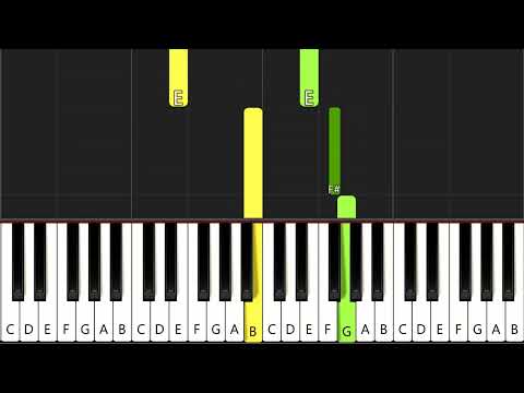 Коло мої хати зацвіли блавати 3 темпи Ukrainian Folk Song PianoTutorial 3 Tempos