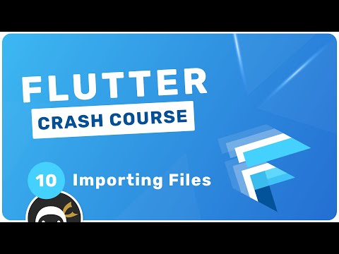 Flutter Crash Course #10 - Imports &amp; Quick Refactor