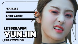 LE SSERAFIM - YUNJIN (Line Evolution) until ANTIFRAGILE screenshot 4