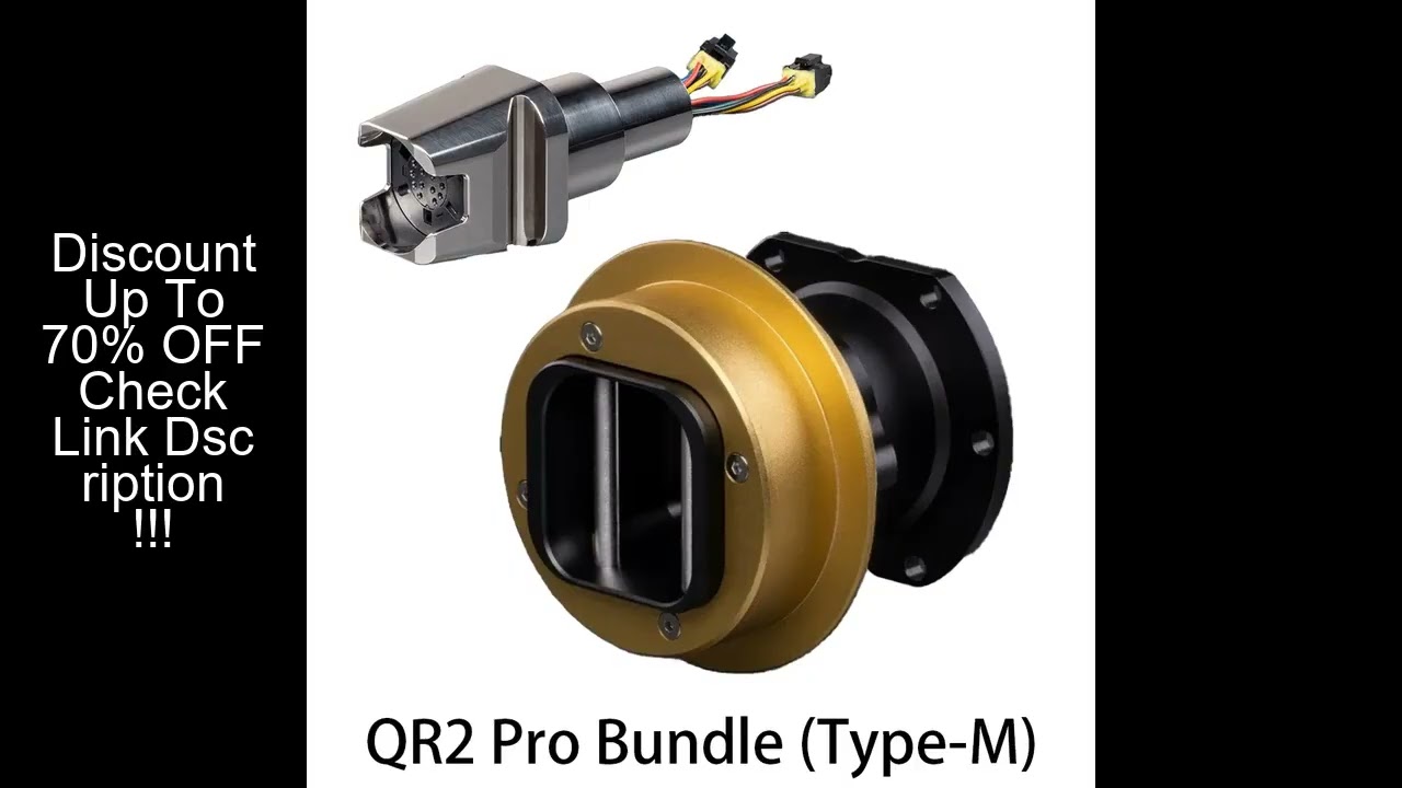 In Stock Fanatec QR2 Bundle (Type-M) Quick Release QR2 Wheel-Side & QR2 Base-Side (Type M)