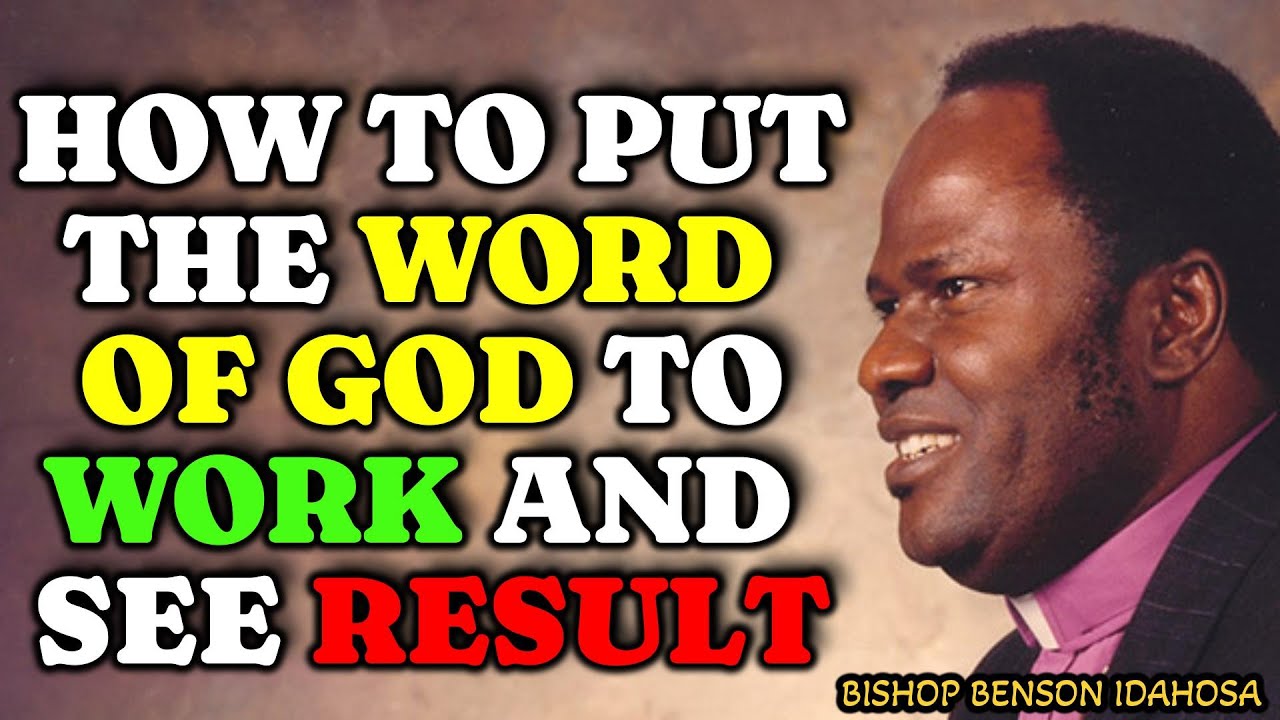 Бенсон Айдахоса делится одним мощным секретом, который вы должны знать. АПРЕЛЬ