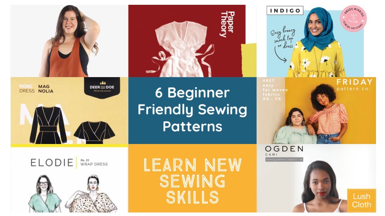 Beginners Sewing Patterns. Best sewing patterns for novices