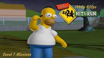 The Simpsons: Hit & Run [1440p][60fps] - FINAL LEVEL - Homer (All Missions)