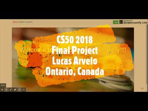 CS50 Final Project - BGI: Board Game Inventory