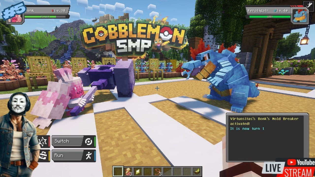 🔴Minecraft Live Stream | Cobblemon SMP Day #5 | Guruji Plays - YouTube