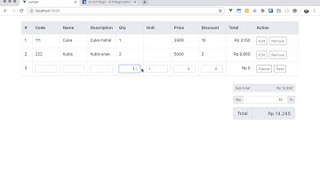 Demo Form Dinamis dengan menggunakan Vue.js