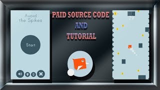 Avoid the Spikes   Android Arcade Game Source Code and Tutorial How to Edit It screenshot 4
