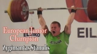 Zygimantas Stanulis 94kg Junior European Champion @clarence0