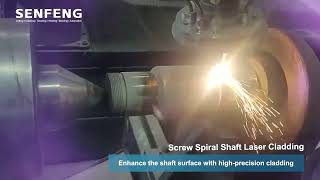 Laser Cladding Machine Test Samples - Screw Spiral Shaft