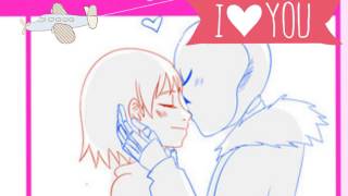 Undertale Comic Sans X Frisk With Kiss