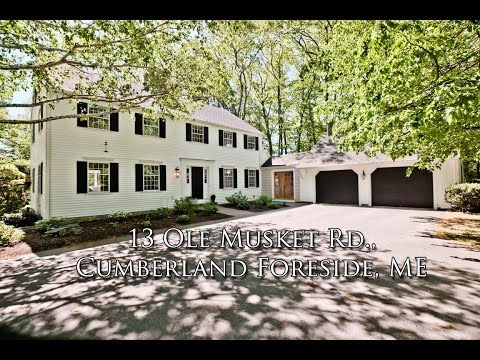 13 Ole Musket Rd., Cumberland Foreside, ME home video tour