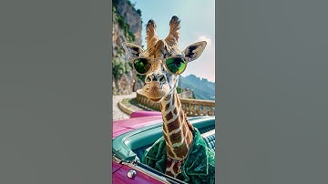 Giraffes Transformed by AI ! You Won’t Believe This Look! #ai #midjourney #giraffe  #هوش_مصنوعی