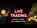 Crypto & Forex Live Trading | Bitcoin, EUR/USD, Gold by Block and Buck
