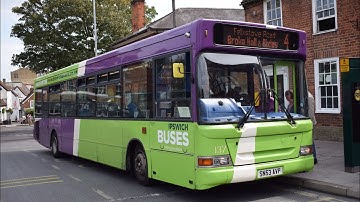 Taking a ride on Ipswich Buses Dennis Dart SLF Plaxton Pointer 2  137  31/8/19