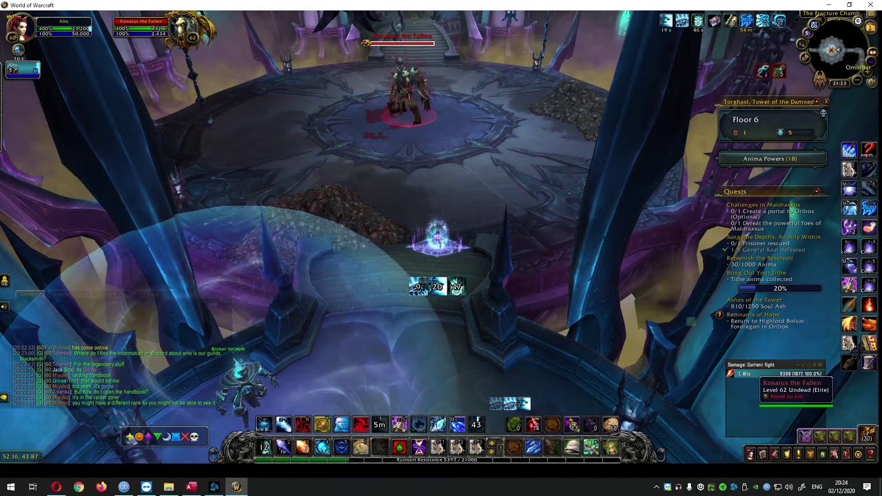 Frost Mage one shot Torghast level 3 boss