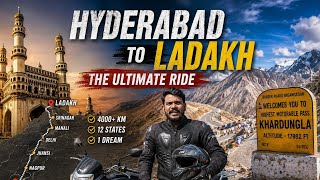 My Biggest Ride Ever | Hyderabad to Ladakh Bike Adventure