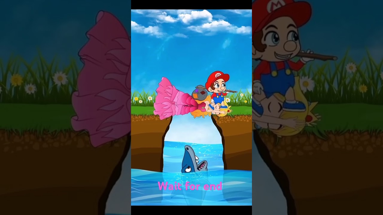 Bye Bye greedy waluigi👋 princess peach punished waluigi 👋