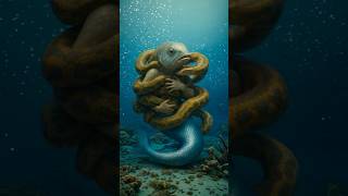 Mermaid Vs Python #mermaid #python #attack