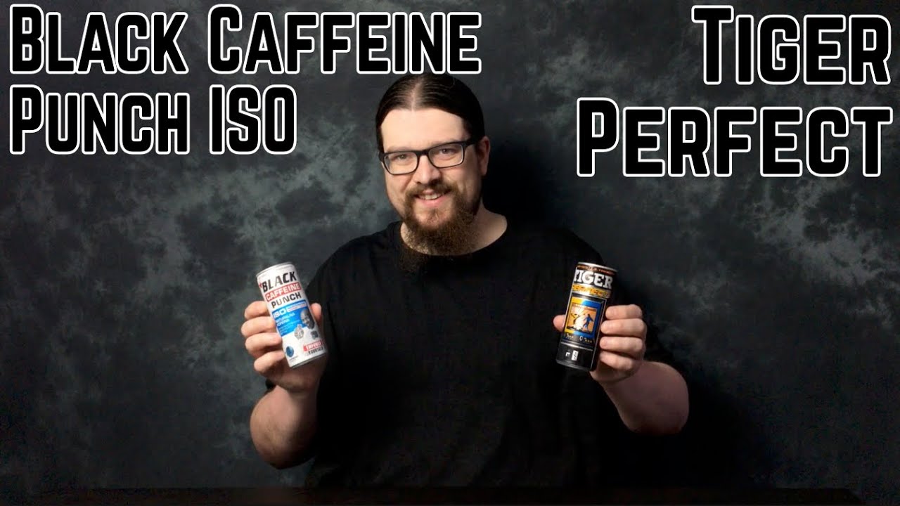 Tiger Perfect and Black Caffeine Punch ISO Polish Energy Drink Reviews