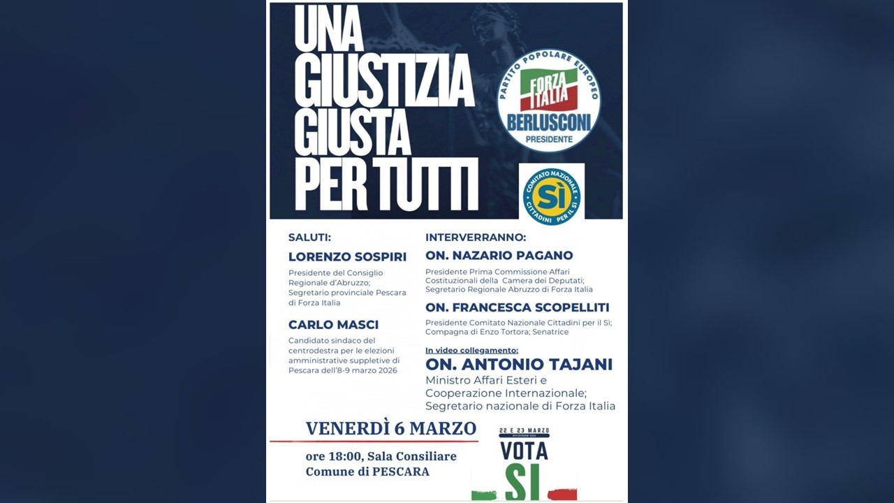 Una giustizia giusta per tutti - Pescara