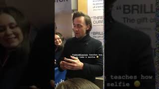 Sass King Tom Hiddleston - Betrayal Stage Door