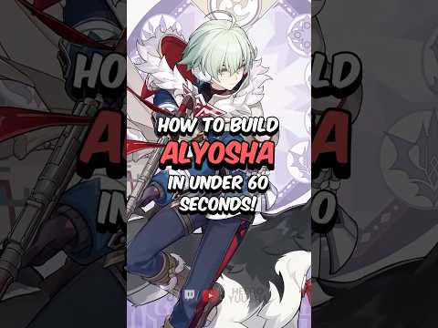 BEST ALYOSHA BUILD - How to Build Alyosha in 60 Seconds #genshinimpact #genshin #hoyoverse