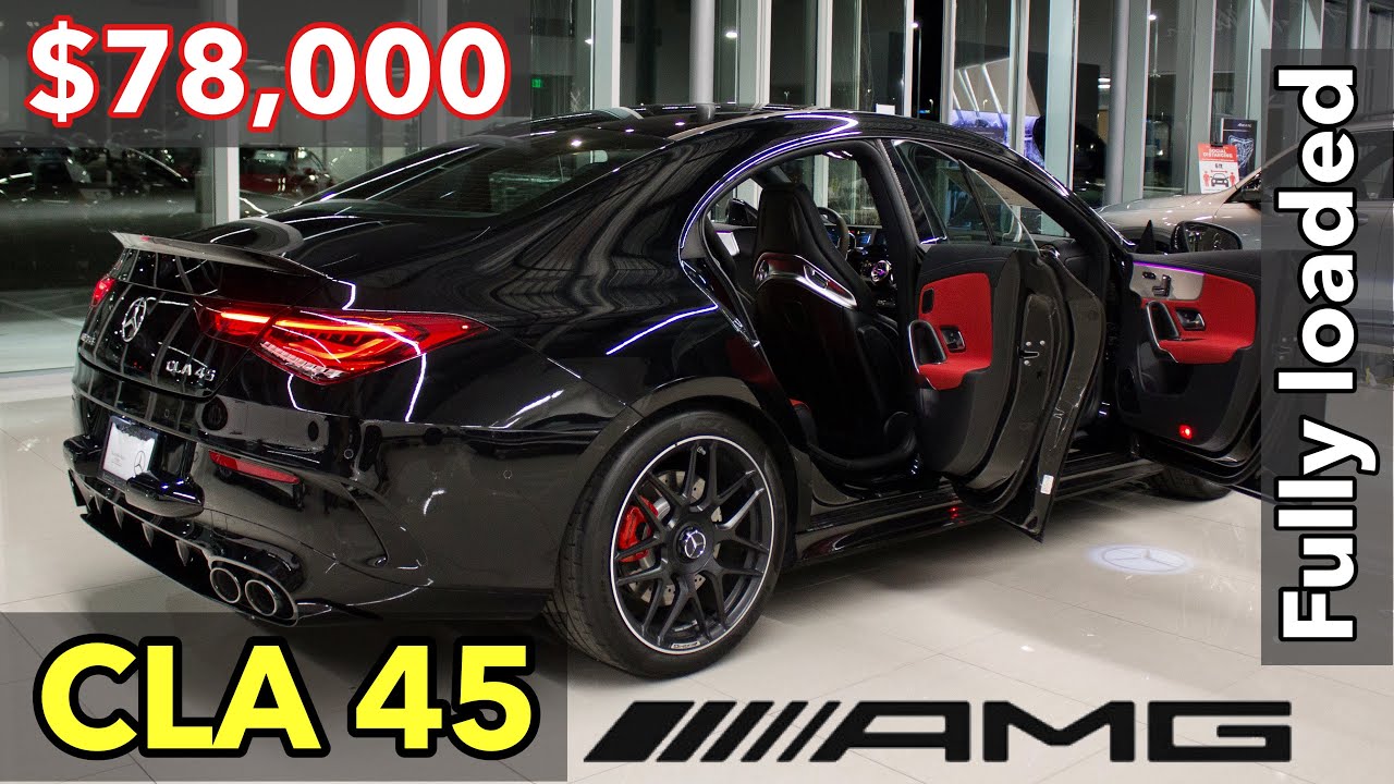 This 2021 AMG CLA 45 Coupe Costs $78000 | CLA 45 Review w/ Aerodynamics ...
