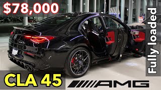 This 2021 AMG CLA 45 Coupe Costs $78000 |  CLA 45 Review w/ Aerodynamics and AMG Performance Seats screenshot 4