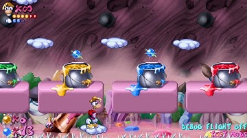 Rayman Redesigner : A colorful mess ( level preview)