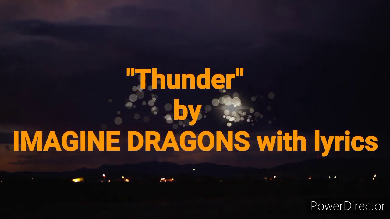 Thunder imagine текст