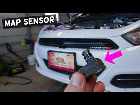 HOW TO REMOVE REPLACE MAP SENSOR ON DODGE JEEP CHRYSLER FIAT