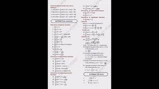 Applied Mathematics 1st year in Polytechnic Diploma Notes and Formula #ytshorts#viralmaths#diploma