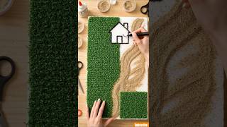 Miniature handcraft | DIY school project | House with complete farm #diyprojects #house #farm #short