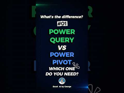 Power Query vs Power Pivot Explained in 30 Seconds ⚡️ thumbnail