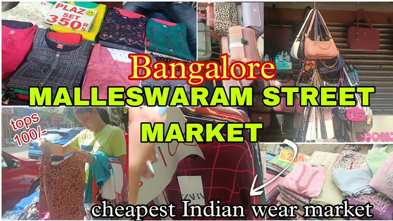 STARTING Rs 50/- | MALLESWARAM STREET SHOPPING 🛒😍 | BANGALORE CHEAPEST MARKET|2023