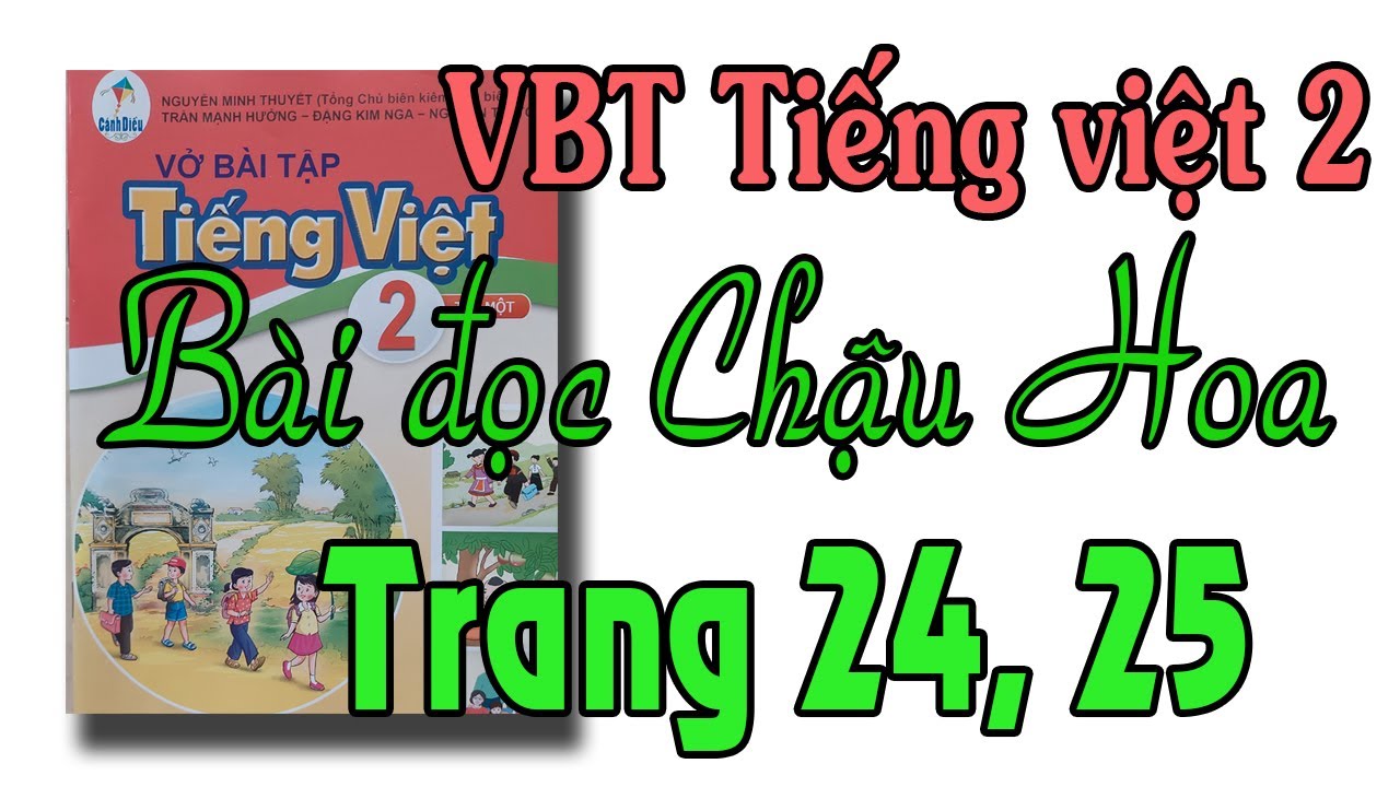 Vở bài tập tiếng việt lớp 2 |sách cánh diều| tập 1... - youtube