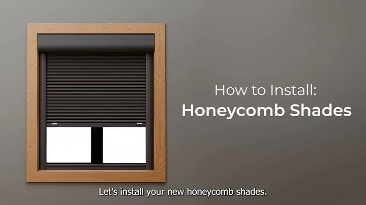 How to Install No-Drill Cordless Complete Blackout Cellular Shades