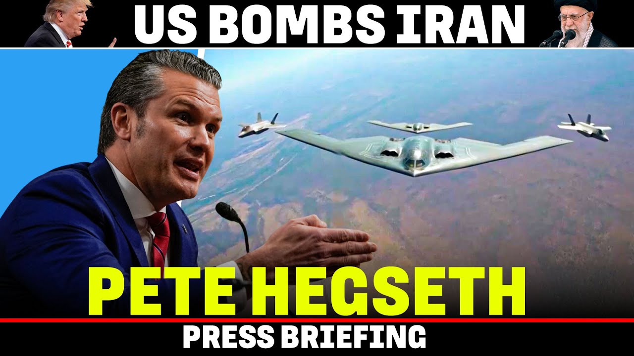 Press briefing by defense Secretary Hegseth & US Air Force Chief at Pentagon| US Bombs Iran