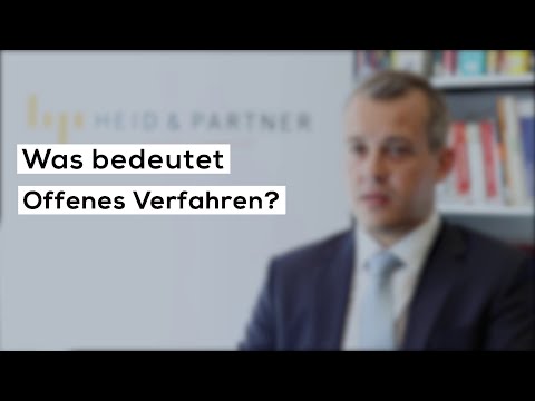 Video: Wo bedeutet Verfahren?