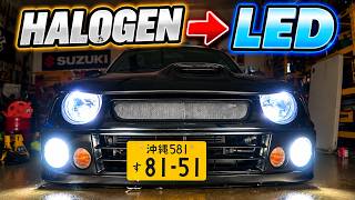 How to Convert a Suzuki Alto Works to LED Lights | HB21S