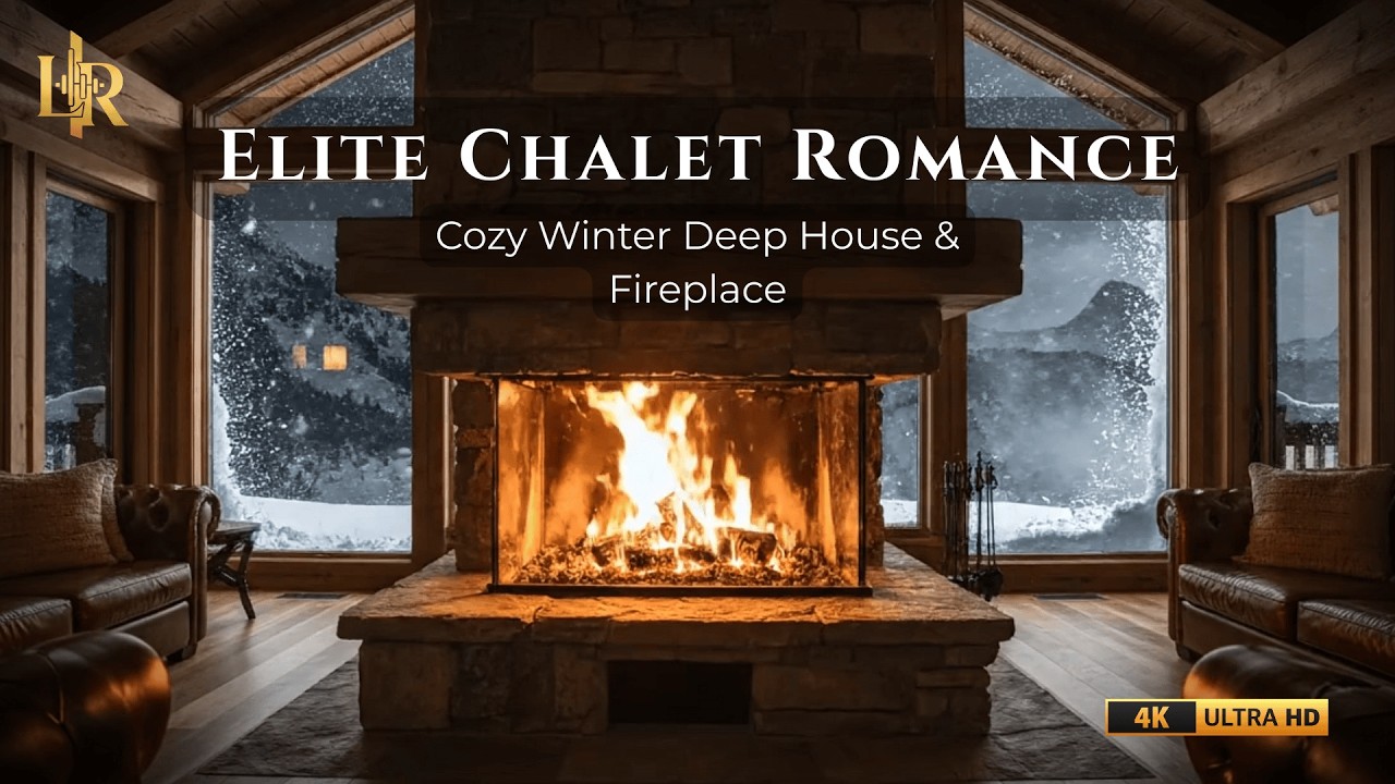 Elite Chalet Romance 🏔️ Cozy Winter Deep House & Fireplace
