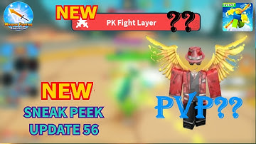 NEW SNEAK PEEK UPDATE 56 in Weapon Fighting Simulator - Part 2