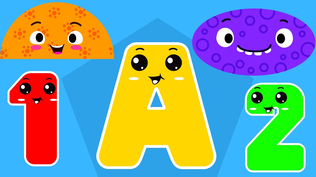 ABC Phonics Song, 123 & Shapes Learning Videos For Toddlers | Toddlers