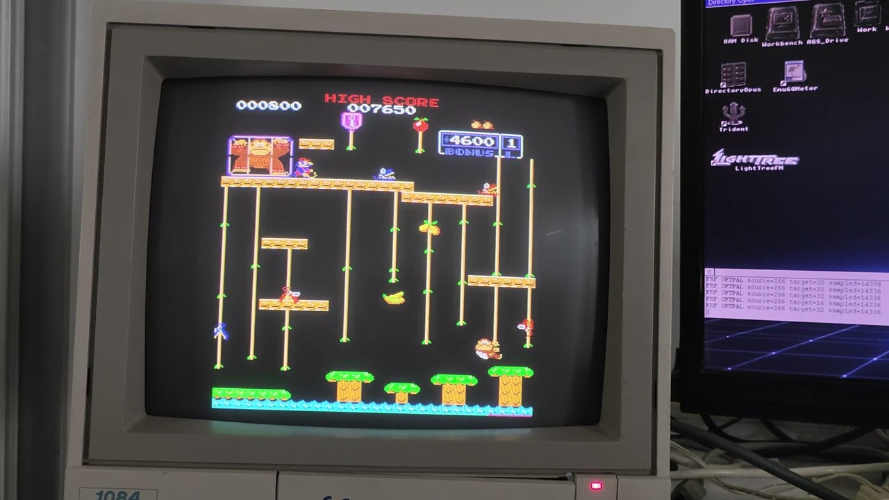 Mame 106 enhanced RGB out on Amiga 500 rev5 CM4 PiStorm 512kb Chip