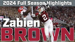 Zabien Brown | 2024 Highlights | HD | Alabama DB 🐘