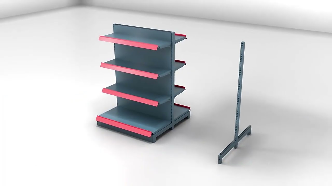 Gondola Racks Plain Type for Supermarket, Grocery,  Pharmacy 70-80 kg load capacity per layer